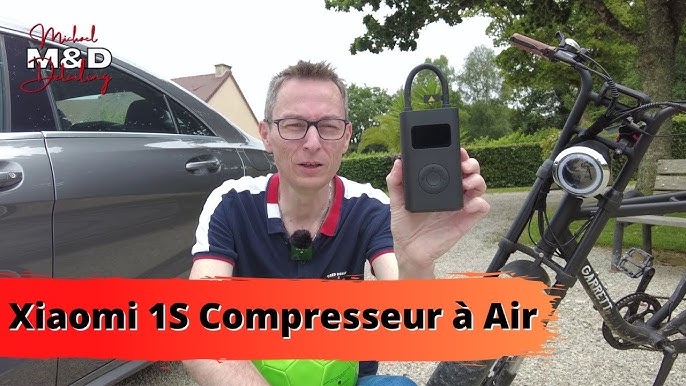 Test Mini compresseur gonfleur XIAOMI autonome. Vos pneus Auto, vélo, moto  toujours à la bonne pression