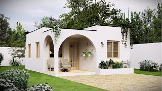 tiny House Design With 2 Bedrooms | Small Modern House (8.5x6 Meters)