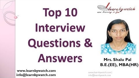 Top 10 Interview Questions and Answers - (Hindi / Urdu)
