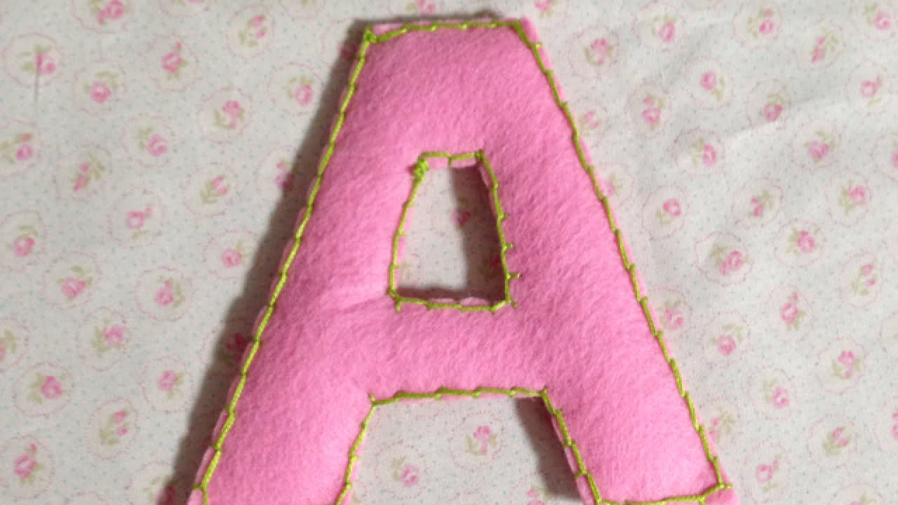 How To Make Cute Puffy Felt Letters - DIY Crafts Tutorial - Guidecentral 
