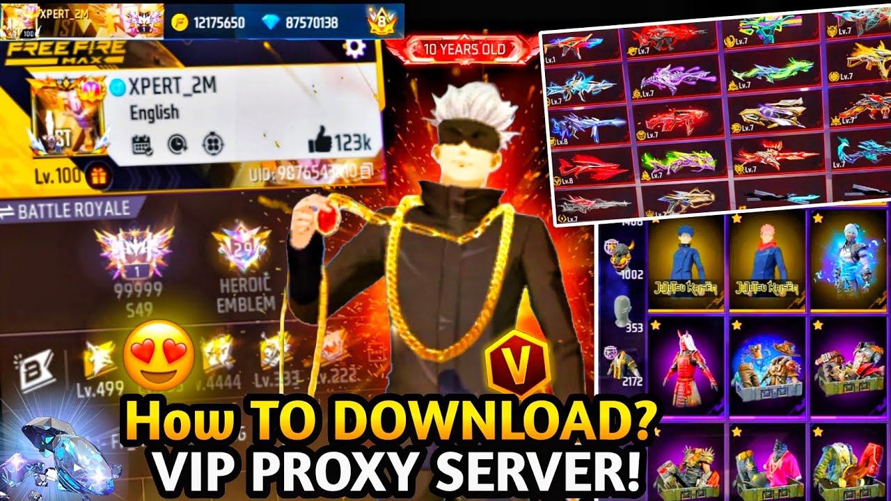 Free Fire Latest VIP Proxy Server 😱💯 | How To Download OB52 Proxy Server Free Fire 2026 