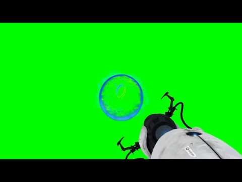 Greenscreen Portal Gun Gun and Effects! HD