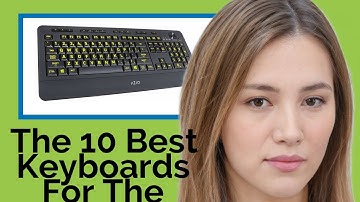 👉 The 10 Best Keyboards For The Visually Impaired 2020  (Review Guide)