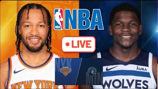 New York Knicks at Minnesota Timberwolves NBA Live Play by Play Scoreboard / Interga