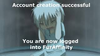 FurAffinity Account Creation Successful