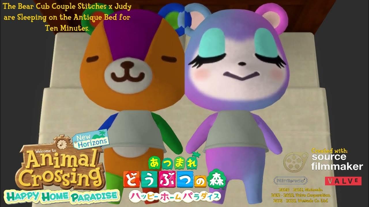Stitches and Judy Are Sleeping For Ten Minutes [SFM] ACNH Sleeping