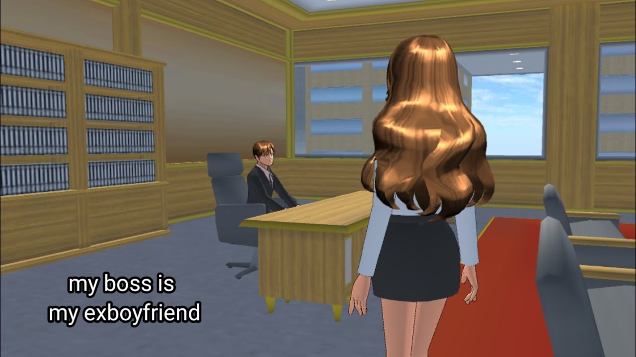 My Boss is my Ex Boyfriend | Sakura School Simulator (Indonesia/English Substitle)
