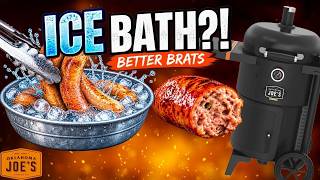 🔥 Smoked Brats + ICE BATH?! The Trick for Better Snap