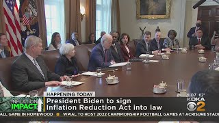 President Biden to sign Inflation Reduction Act into law