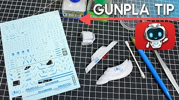 GUNPLA TIP: Waterslide Decals