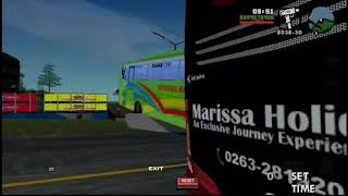 Ngeblong santuy pake bus gunung harta Scania k360 GTA sa android