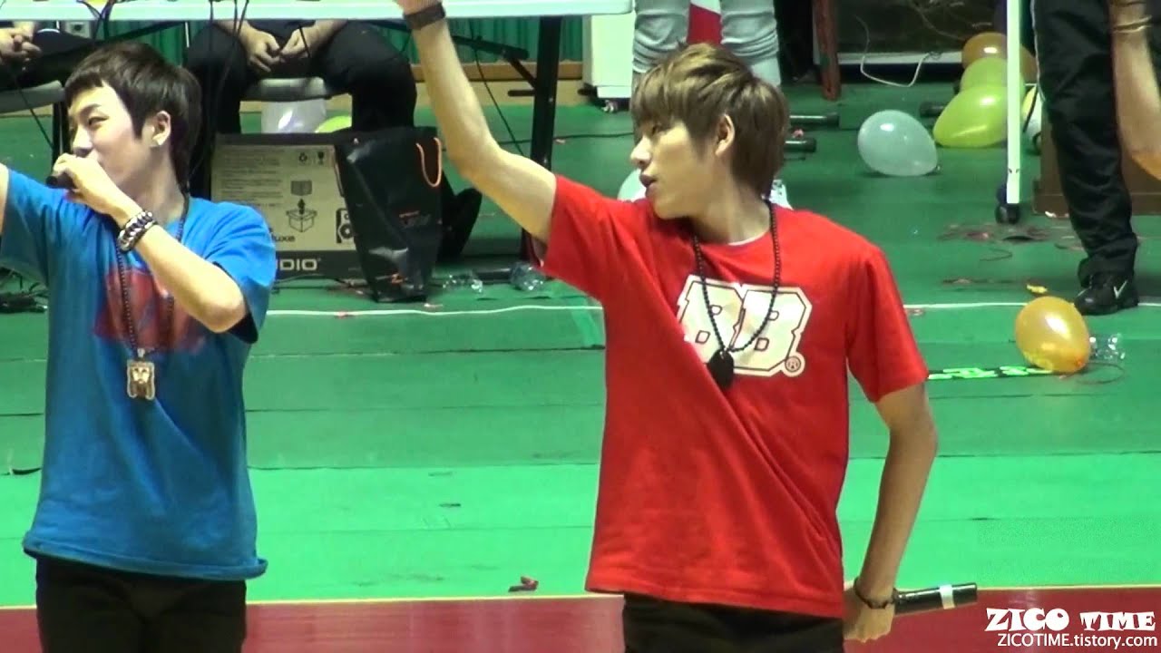 110908 Block B 가서전해 - ZICO 중심