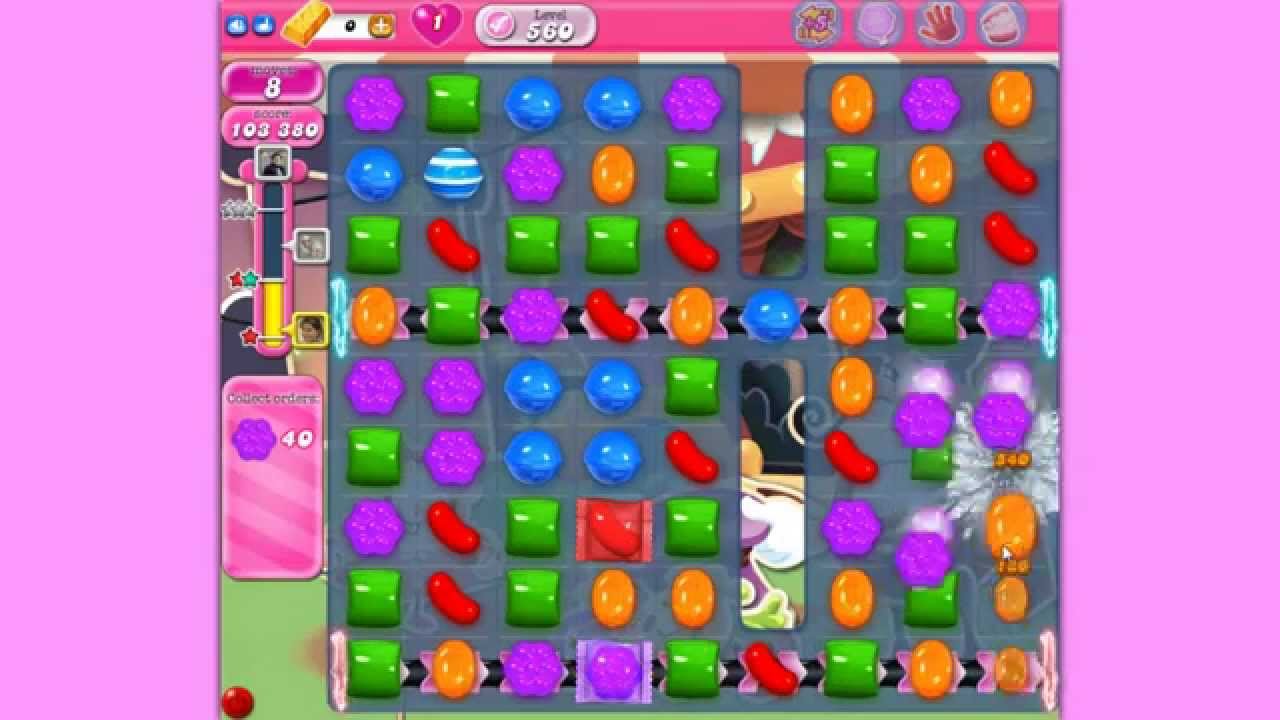 Candy Crush Saga level 560 2** - YouTube