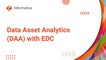 Data Asset Analytics (DAA) with Enterprise Data Catalog (EDC)