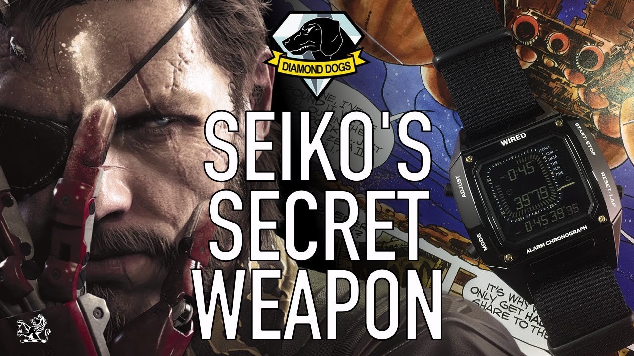 Seiko's Secret Weapon & Coolest Metal Gear Digital Watch - Wired Solidity Review - YouTube