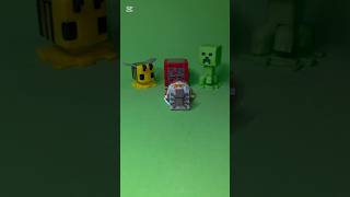 ASMR Kinder Joy 🟤⚪ Minecraft 🕷️ #asmr #kinderjoy #minecraft #sorpresa #shorts