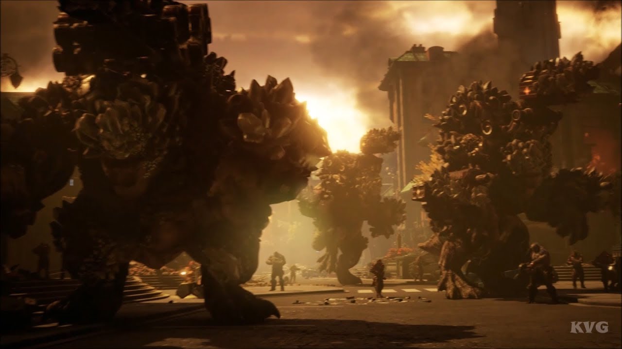 Gears 5 - Swarmak - Boss Fight | Gameplay (PC HD) [1080p60FPS]