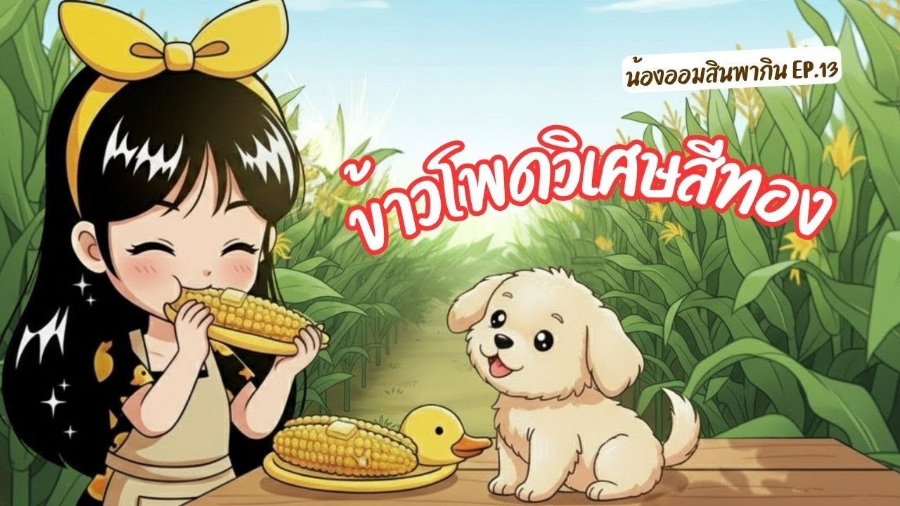 ออมสินพากิน Ep.15 ข้าวโพดวิเศษสีทอง (2D Anime Style)