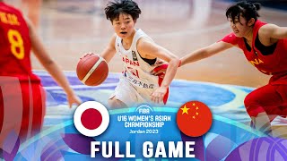 Japan v China | Full Basketball Game | FIBA U16 Women's Asian Championship 2023