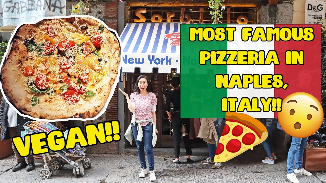 THE MOST FAMOUS PIZZERIA IN NAPLES, ITALY - SERVING VEGAN PIZZA??!! 🍕🍕(PIZZERIA GINO SORBILLO)