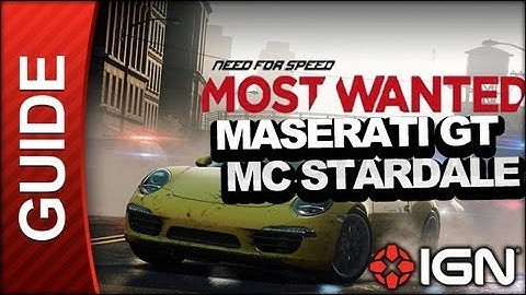 Need For Speed Most Wanted - Maserati GT MC Stardale - Red Shift Race - Gameplay