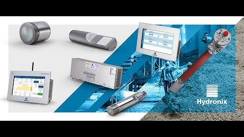 Hydronix Concrete & Construction Product Overview