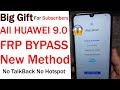 BOOM!!! ALL HUAWEI 2019 FRP/Google Lock Bypass Android 9 Pie/EMUI 9.0 NEW METHOD| Y6 prime 2019 FRP