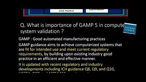 Computer System Validation (CSV) using GAMP-5 | Top 3 Questions & Answers