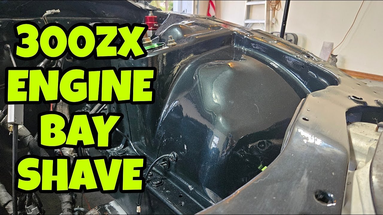 Engine Bay Shave Transformation Astonishing Final Results 300ZX Part