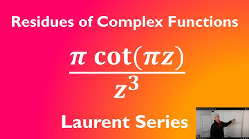 Use Laurent Series to Find Residues of a Function with Simple Poles