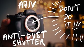 Anti dust shutter - how to protect your camera sensor from dust on A7IV screenshot 4