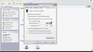 how to set the quota of your disk