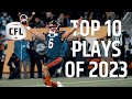 Cfl top 10 plays of 2023