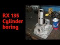 Rx 135 cylinder sleeve setting and boring,