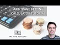 Arbitrage Betting Calculator Tutorial (Surebet Calculator)