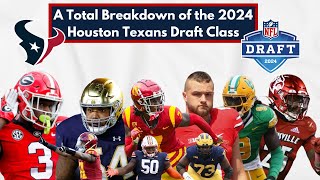 Breaking Down and Analyzing the 2024 Draft Class for the Texans