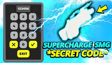 How to GET SUPERCHARGE SMG SECRET CODE in Fortnite 1V1 WITH EVERY GUN