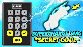 How to GET SUPERCHARGE SMG SECRET CODE in Fortnite 1V1 WITH EVERY GUN