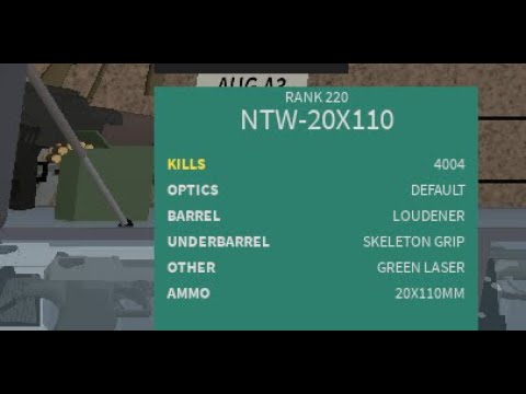 the * NEW * NTW-20 in Phantom Forces its kinda awful honestly 