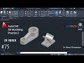 #75 ||  AutoCAD 3D PRACTICE 2 || 3D Tutorial || [U TECH]