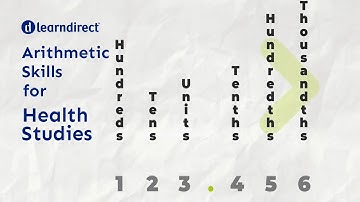 How to Compare Decimal Numbers | Arithmetic Skills for Health Studies | learndirect #maths