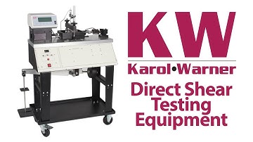 Karol-Warner | Direct Residual Shear Testing Equipment