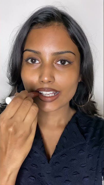 Nude lip tutorial on brown skin #shorts #youtubeshorts #youtubepartner