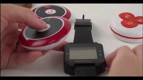 How to add and delete wirless call button on Retekess T128 wrist pager