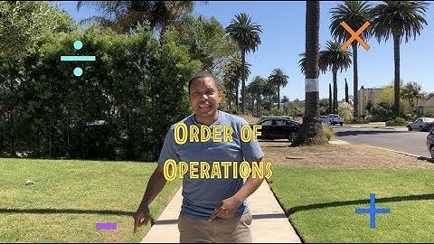 "Order of Operations" Music Video - (A Math Parody of "Bad Guy" by Billie Eilish)