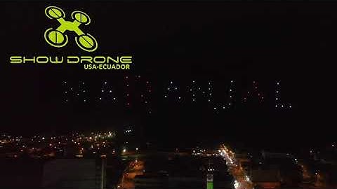 Drone Light Show in Ecuador | Vimdrones Mazzy Star Drone