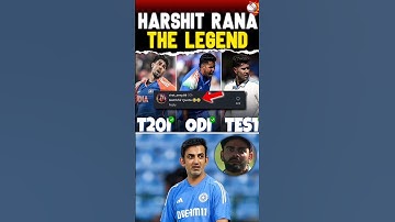 Harshit Rana the Only All format player of Team India🤯Gambhir Quota❓