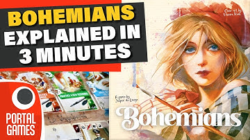 Bohemians explained in 3 minutes | Boardgames | Portal Games