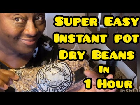 INSTANT POT DRY BEANS IN 1 HOUR - YouTube