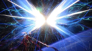 Bahamut casts Zettaflare - FFXVI